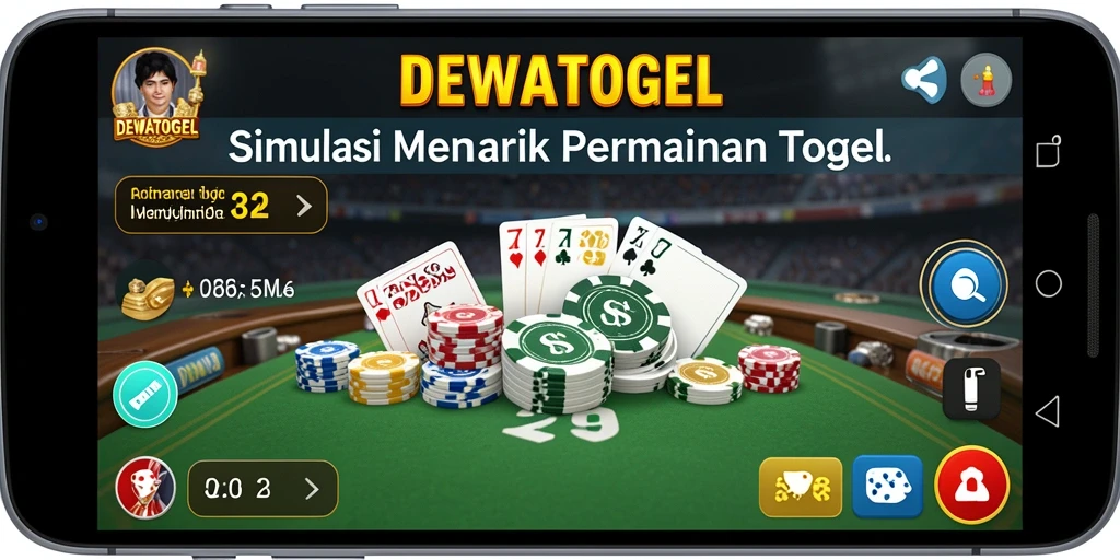 Tampilan gameplay menarik dari DEWATOGEL menampilkan simulasi togel.
