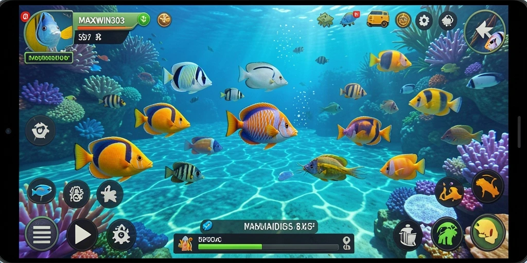 Tampilan gameplay MAXWIN303 yang menyenangkan saat menembak ikan.