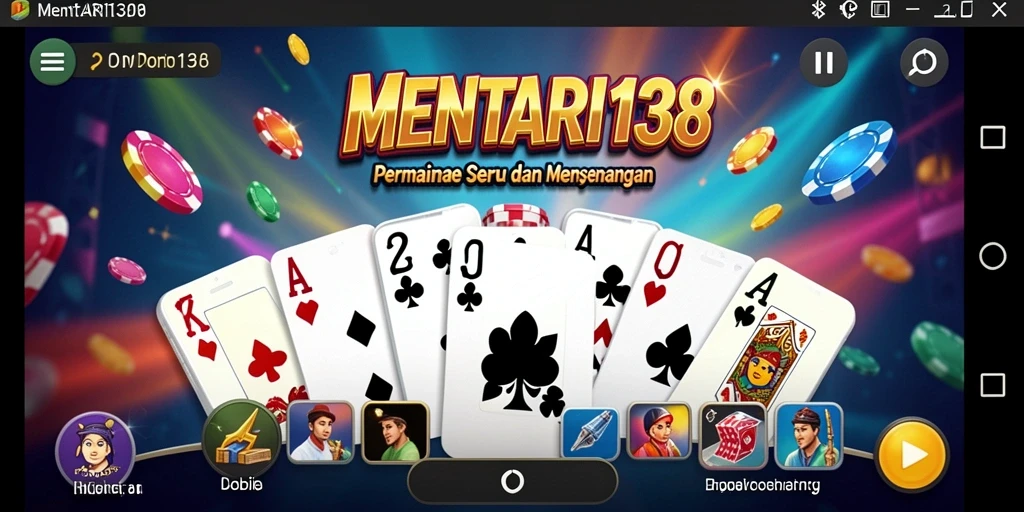 Screenshot gameplay MENTARI138 yang menunjukkan aksi seru permainan Domino.