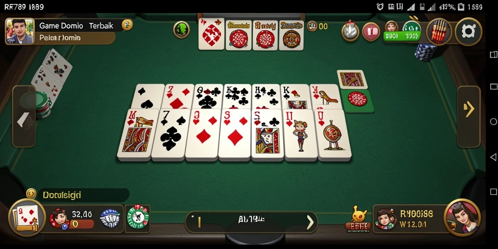 Screenshot gameplay RR789 yang menarik dalam mode Domino.
